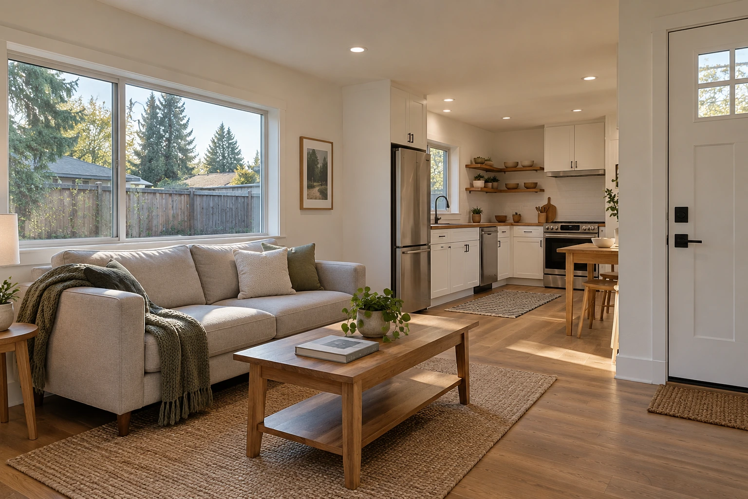 Make room within the home you have.